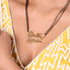 Diamond Couple Name Necklace